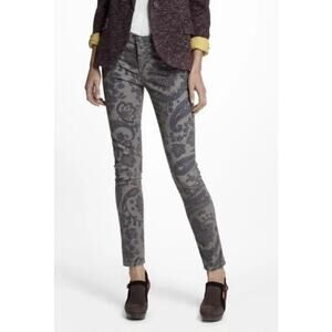 NWT Citizens of Humanity Thompson Paisley Birch Corduroy Mid Rise Skinny Jeans